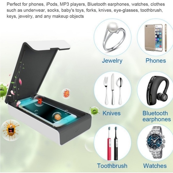 NEW 3 in 1 Smartphone Sanitizer & Charger with Aromatherapy Diffuser - Picture 10 of 10